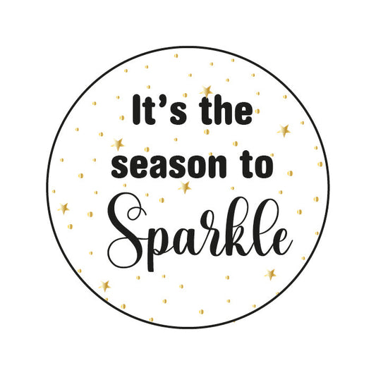 Stickers FG it's the season to sparkle