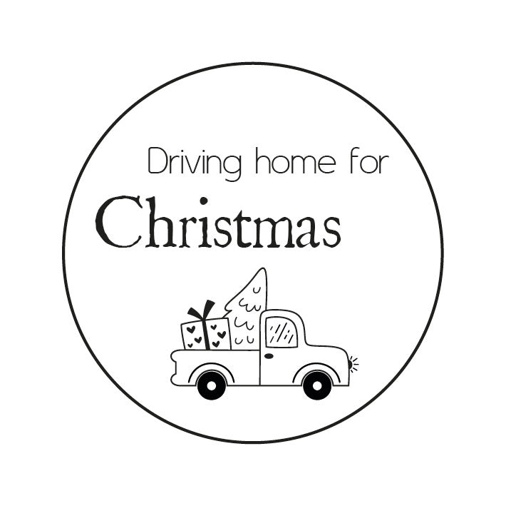 Stickers FG driving home for christmas