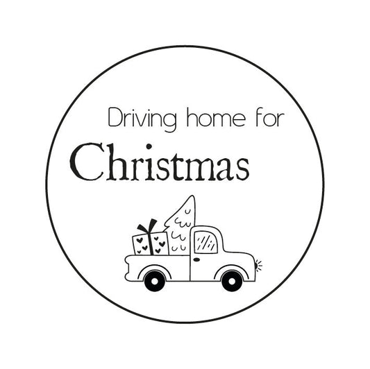 Stickers FG driving home for christmas