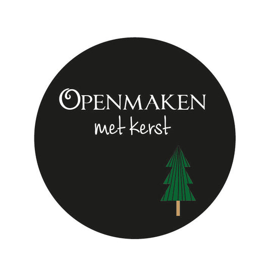 Stickers FG openmaken met kerst | kertboom