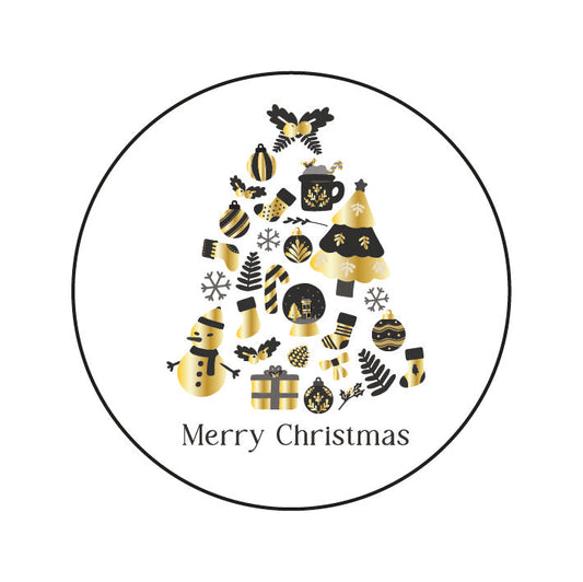 Stickers FG merry christmas