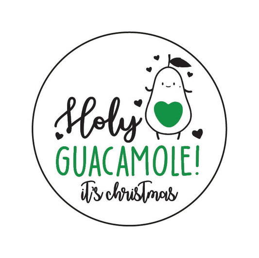 Stickers holy guacamole it's christmas