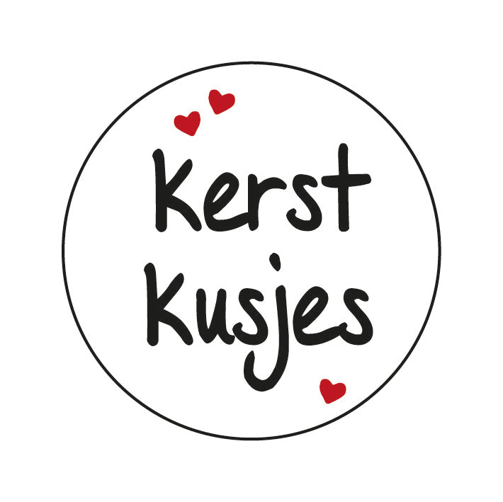 Stickers kerst kusjes