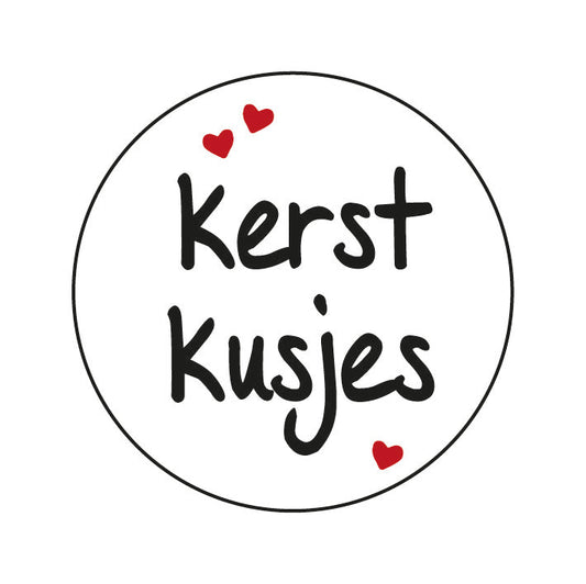 Stickers kerst kusjes