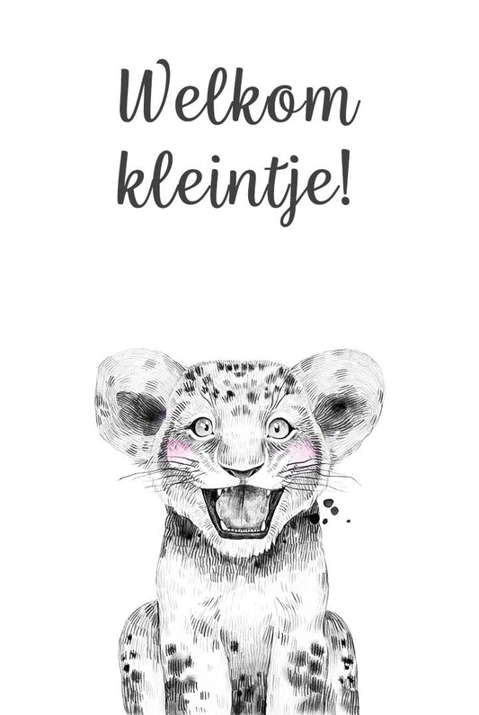 Cadeaukaartje FG - welkom kleintje